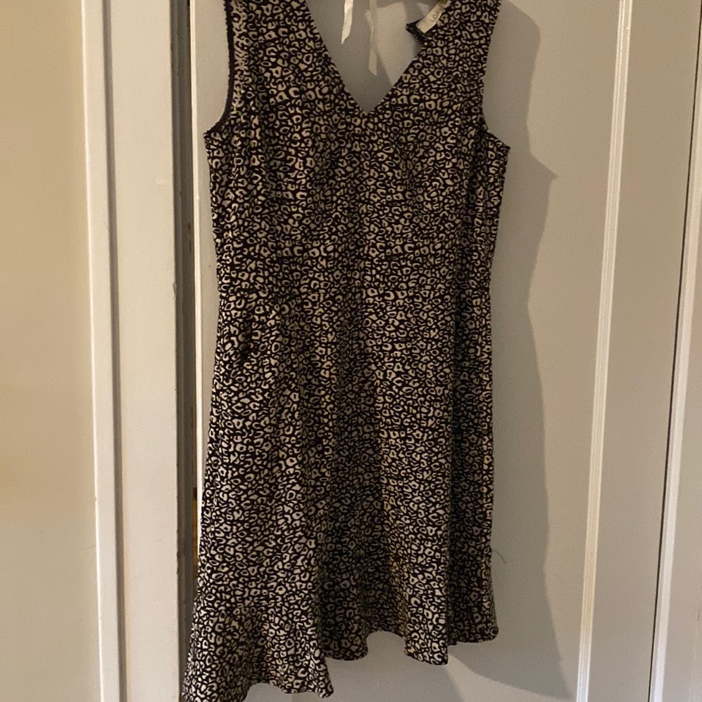 Loft sleeveless v neck dress